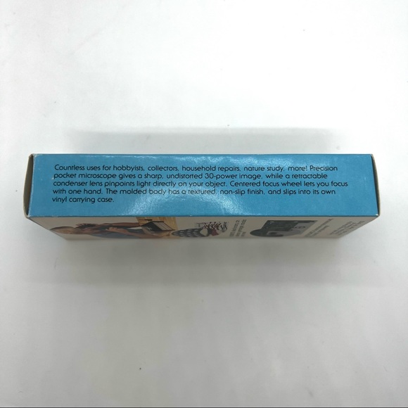 VTG Radio Shack Micronta Illuminated 30X Microscope No. 63-850 New In Box NOS. - Picture 4 of 8
